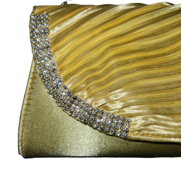 Ben Marc International Yellow Clutch Shoulder Bag Purse NWT - Picture 3 of 5